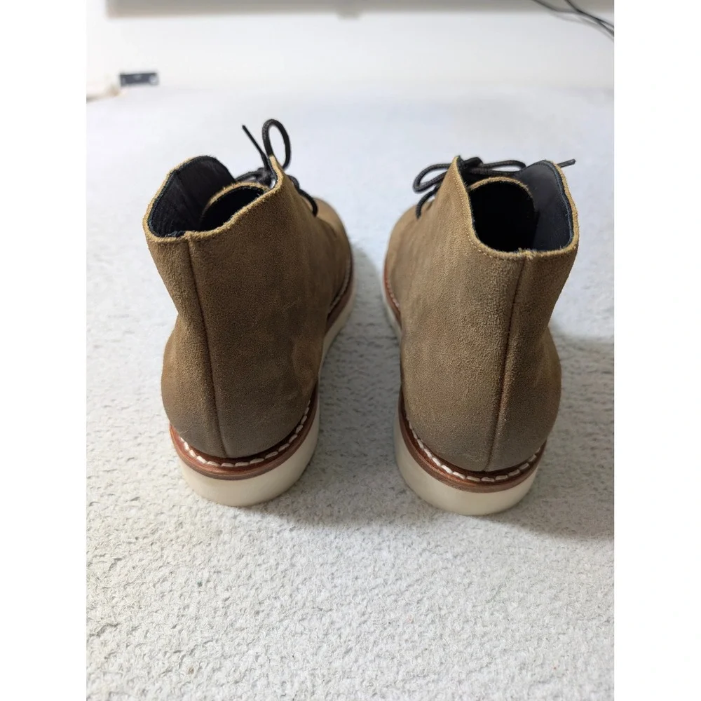 NEW Thursday Boot Scout Chukka Boots Men 9.5 Safari Suede Wedge Sole Handcrafted